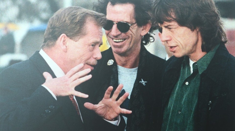 Václav Havel a Rolling Stones
